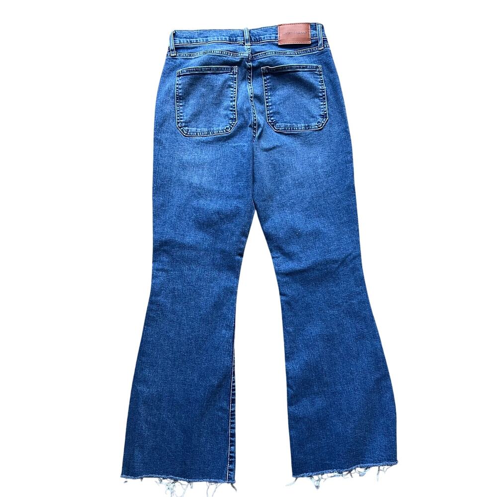 Lucky Brand Women’s High Rise Patch Pocket Stevie Flare blue jeans size 10 - Picture 4 of 4
